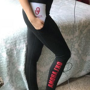 OU SOONERS LEGGING WITH POCKETS